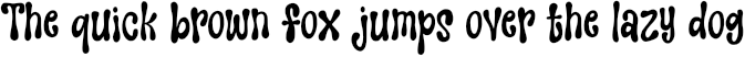 Example 1 of  Font