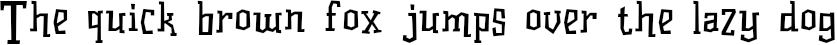 Example 1 of  Font