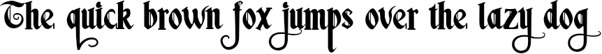 Example 1 of  Font