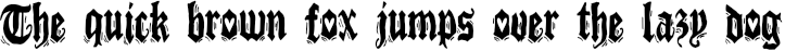Example 1 of  Font