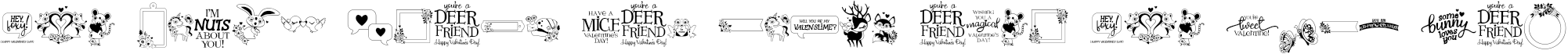 Example 1 of  Font