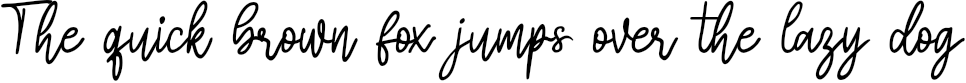 Example 3 of  Font