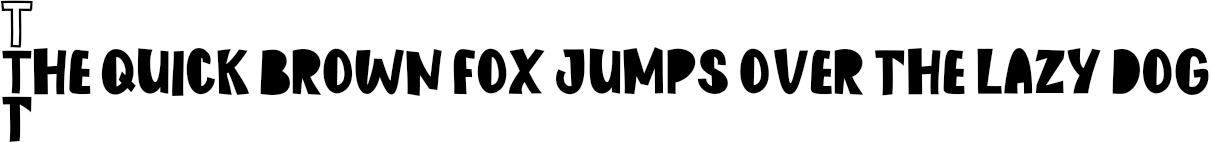 Example 1 of  Font