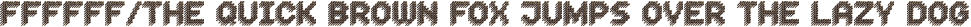 Font preview for S-CREW - Bitmap Color Font