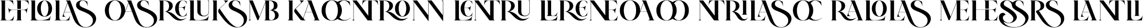 Example 1 of  Font