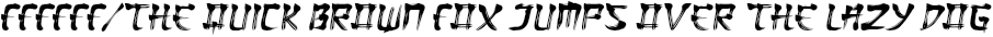 Kurhamo - Italic preview for Kurhamo - Japanese Style Brush Font