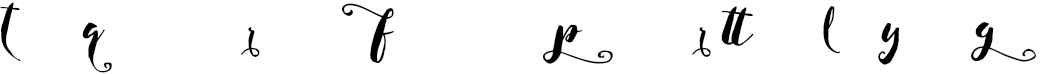 Example 1 of  Font