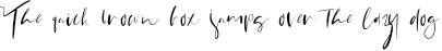 Example 3 of  Font