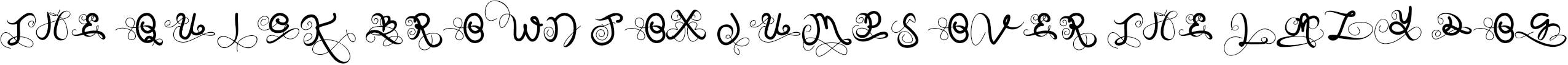 Example 1 of  Font