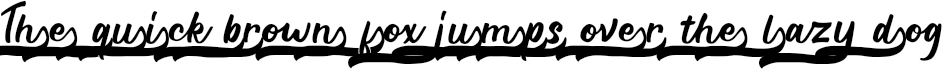 Example 2 of  Font