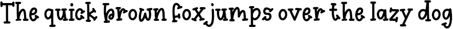 Example 45 of  Font
