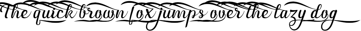 Example 2 of  Font