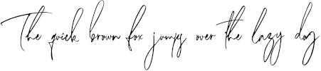 Example 1 of  Font