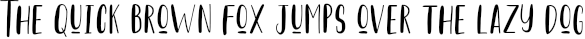 Example 1 of  Font