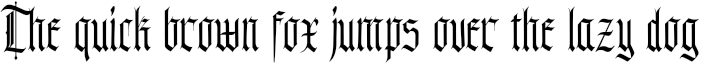 Example 1 of  Font