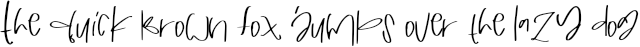 Example 1 of  Font