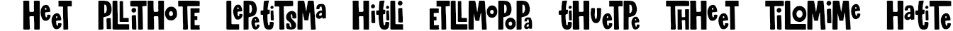 Example 2 of  Font