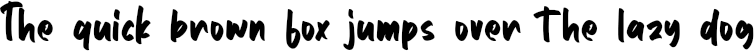 Example 1 of  Font