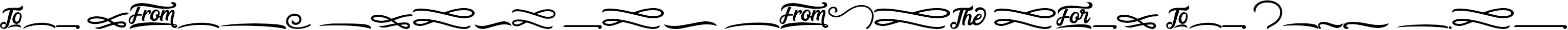 Example 1 of  Font