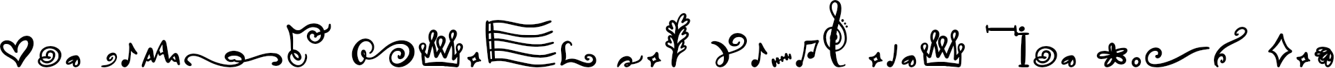 Example 3 of  Font