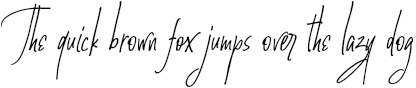 Example 5 of  Font