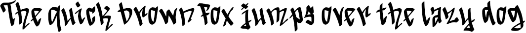 Example 1 of  Font