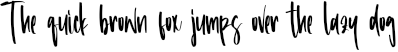 Example 1 of  Font