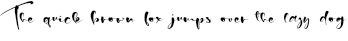 Example 1 of  Font