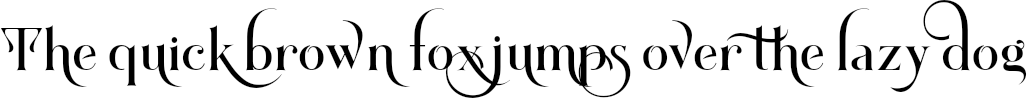 Example 6 of  Font