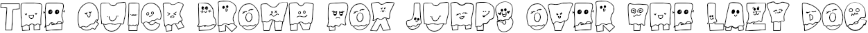 Example 1 of  Font