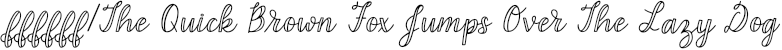 sangria silk preview for Sangria Silk - an outline script font