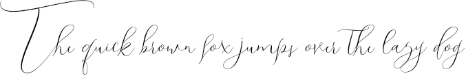 Example 1 of  Font