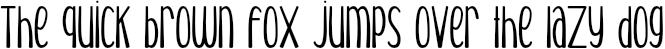 Example 1 of  Font