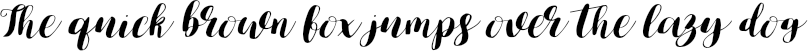 Example 118 of  Font