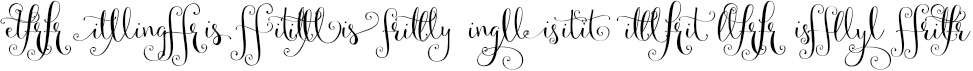 Example 2 of  Font