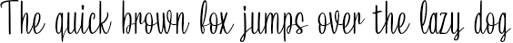 Example 1 of  Font