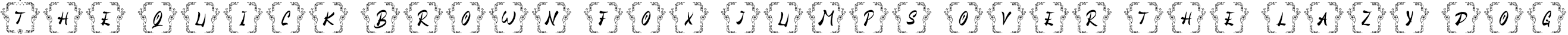 Example 1 of  Font
