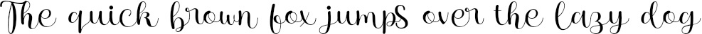 Example 1 of  Font