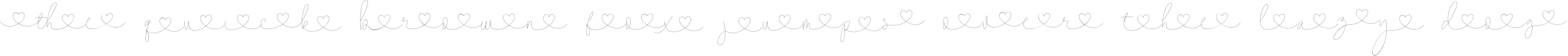 Example 2 of  Font