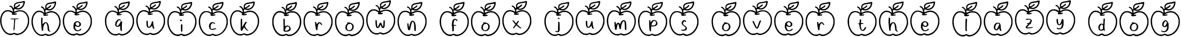 Example 2 of  Font