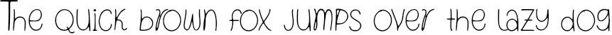 Example 1 of  Font