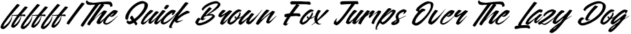 Sattyne Bregast Italic preview for Sattyne Bregast Bold Brush Font Type