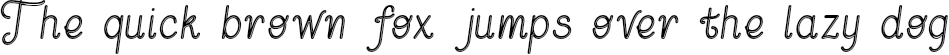 Example 1 of  Font