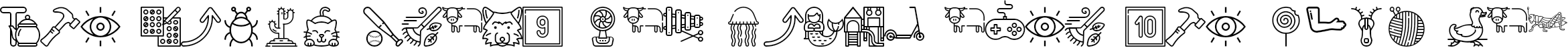 Example 4 of  Font