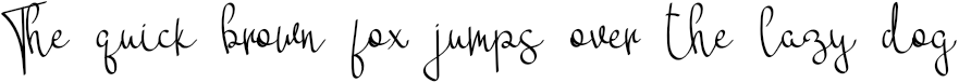 Example 3 of  Font