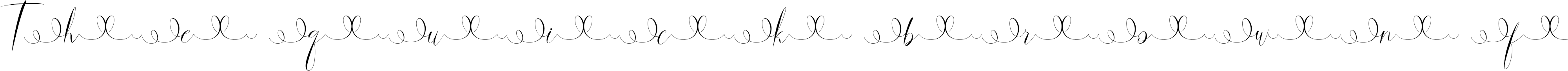 Example 4 of  Font