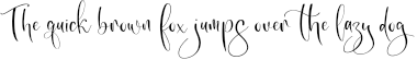 Example 1 of  Font