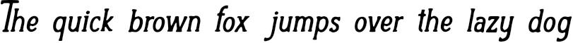 Example 1 of  Font