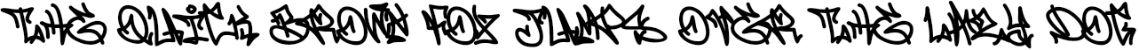 Example 21 of  Font