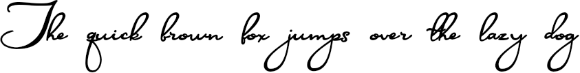 Example 5 of  Font